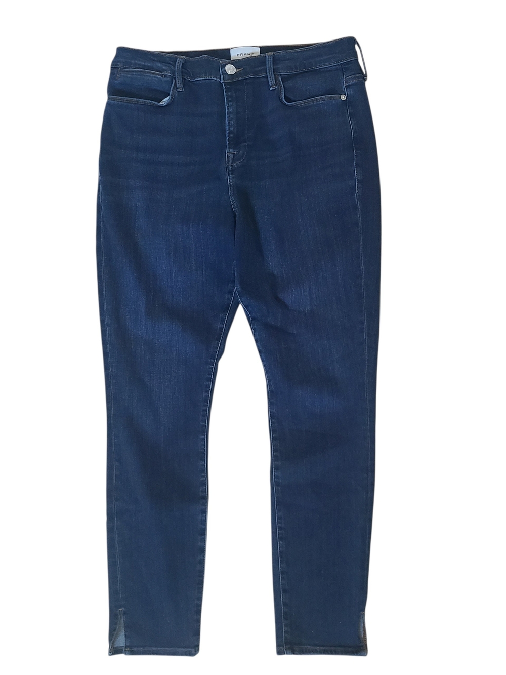 FRAME Le High Skinny Dark Wash Stretch Denim Jeans 32